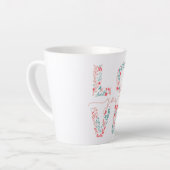 Muttertagsmutter Liebe Du Blumenschrift Milchtasse (Linke Ecke)