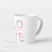 Muttertagsmutter Liebe Du Blumenschrift Milchtasse (Rechte Ecke)
