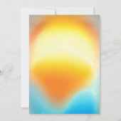 Muttertagsmutter Liebe Weiße Pastellaura Einladung (Rückseite)