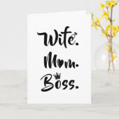 Muttertagsmütter Mama Mummy Funny Gift Karte (Gelbe Blume)
