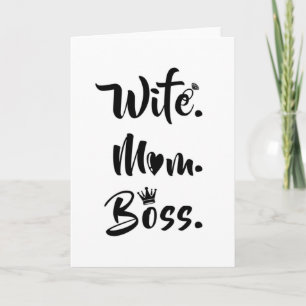 Muttertagsmütter Mama Mummy Funny Gift Karte