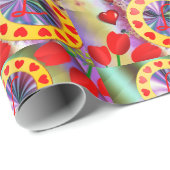 Muttertagspapier Geschenkpapier (Rolleneckpunkt)