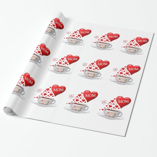 Muttertagspapier Geschenkpapier (Ungerollt)