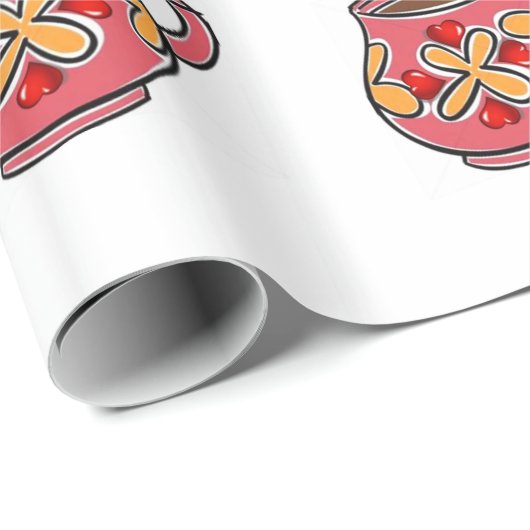 Muttertagspapier Geschenkpapier (Rolleneckpunkt)