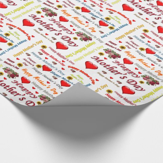 Muttertagspapier Geschenkpapier (Ecke)