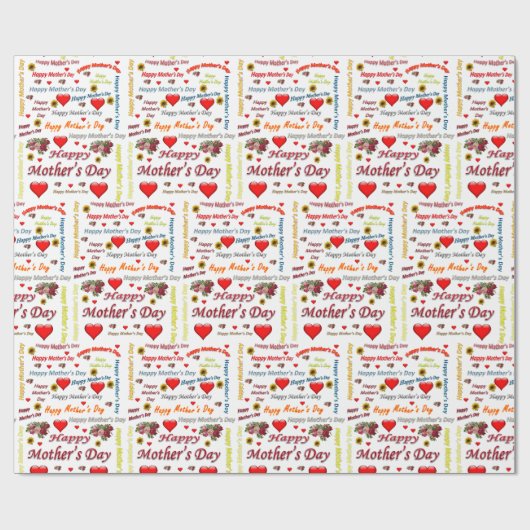 Muttertagspapier Geschenkpapier (Flach)