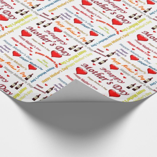 Muttertagspapier Geschenkpapier (Ecke)