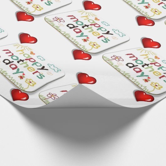 Muttertagspapier Geschenkpapier (Ecke)