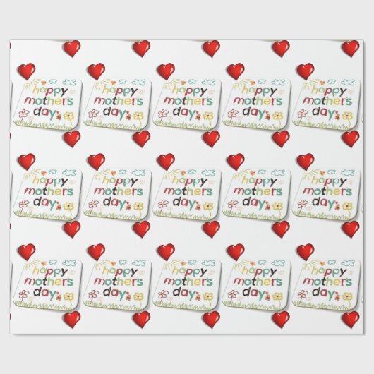 Muttertagspapier Geschenkpapier (Flach)