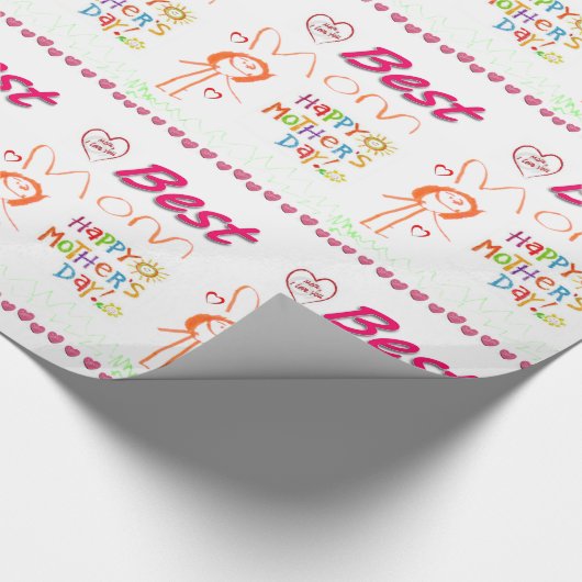 Muttertagspapier Geschenkpapier (Ecke)