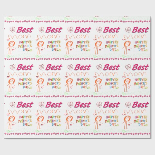 Muttertagspapier Geschenkpapier (Flach)