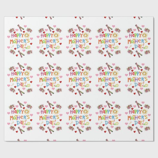Muttertagspapier Geschenkpapier (Flach)