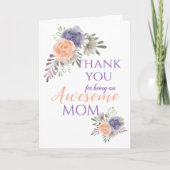 Muttertagspferd Feiertagskarte (Vorderseite)