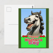 Muttertagspferd Postkarte (Vorne/Hinten)