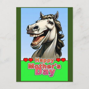Muttertagspferd Postkarte