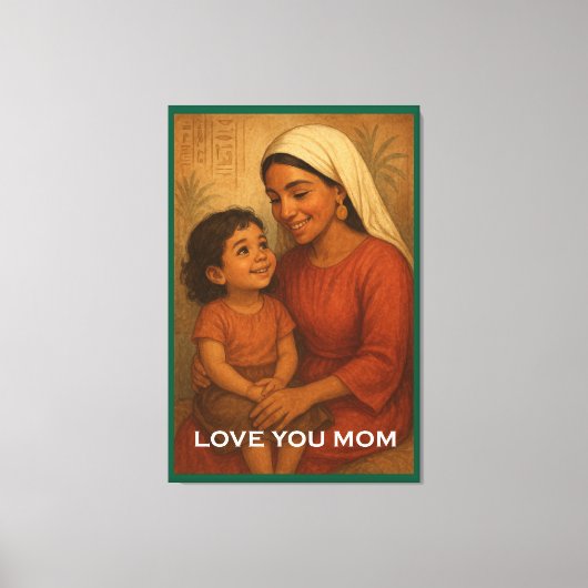 Muttertagsposter Leinwanddruck (Vorderseite)