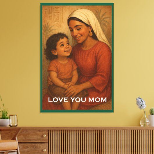 Muttertagsposter Leinwanddruck (Insitu (Wohnzimmer))