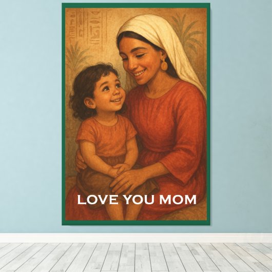 Muttertagsposter Leinwanddruck (Insitu (Holzboden))