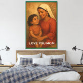 Muttertagsposter Leinwanddruck (Insitu (Schlafzimmer))