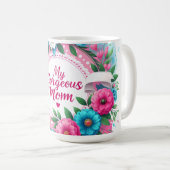 Muttertagsreden "Meine herrliche Mama" Kaffeetasse (VorderseiteRechts)