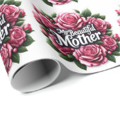 Muttertagsreden "Meine schöne Mutter" Geschenkpapier (Rolleneckpunkt)