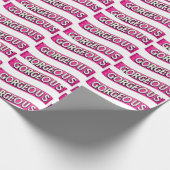 Muttertagsreden "wunderbar" geschenkpapier (Ecke)