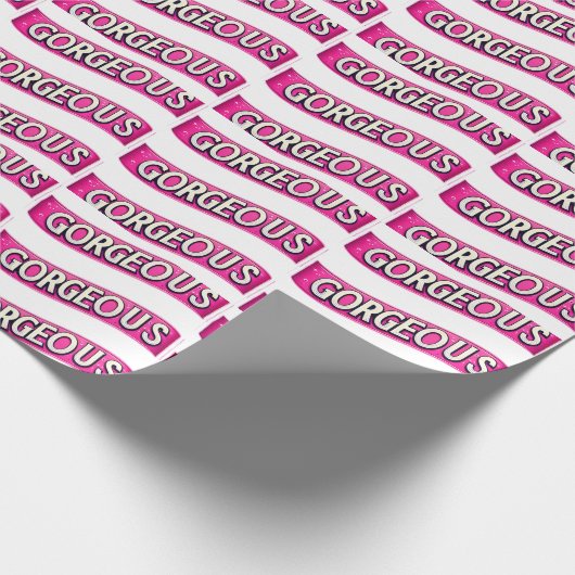 Muttertagsreden "wunderbar" geschenkpapier (Ecke)