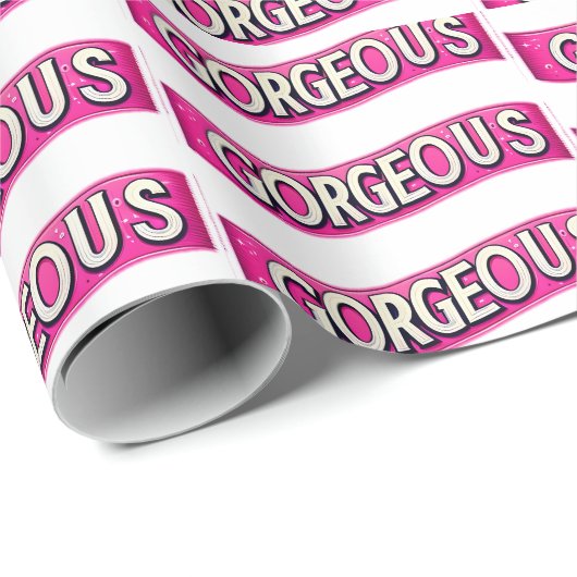 Muttertagsreden "wunderbar" geschenkpapier (Rolleneckpunkt)