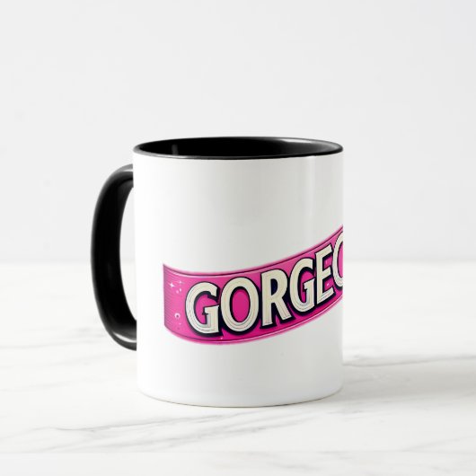 Muttertagsreden "wunderbar" tasse (Vorderseite Links)