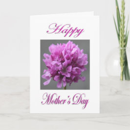 Muttertagsrosa Blume Karte