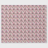 Muttertagsrose Geschenkpapier (Flach)