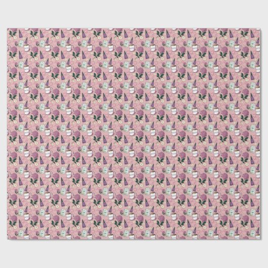 Muttertagsrose Geschenkpapier (Flach)