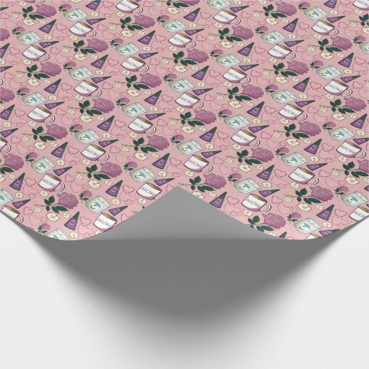 Muttertagsrose Geschenkpapier (Ecke)