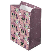 Muttertagsrose Mittlere Geschenktüte (Rückseite Schrägansicht)