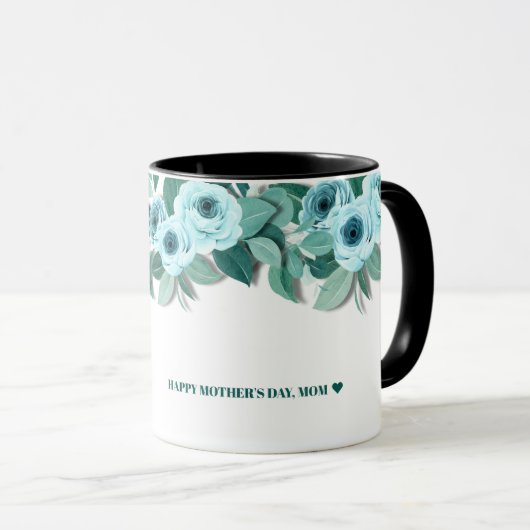 Muttertagsrose tasse (VorderseiteRechts)