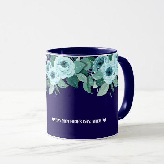 Muttertagsrose tasse (VorderseiteRechts)