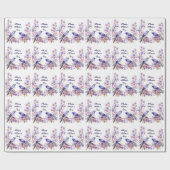 Muttertagssaal der Bluebirds Geschenkpapier (Flach)