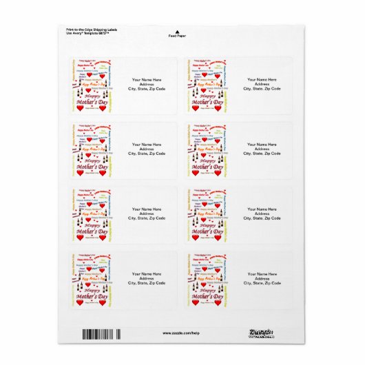 Muttertagsschilder (Vorne)