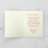 Muttertagsschlafen Lady Grüße Karte (Innenseite)