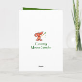 Muttertagsschwester Niedliche Wasserfarbenspange Karte (Rückseite)