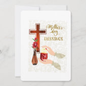 Muttertagssegen Feiertagskarte (Vorderseite)