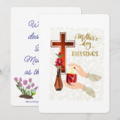 Muttertagssegen Feiertagskarte (Vorne/Hinten)