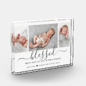 Muttertagsskript gesegnet beste Mama je Fotoblock (Links)