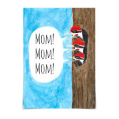 Muttertagsspeckerkarte Karte