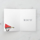 Muttertagsspeckerkarte Karte (Innenseite)