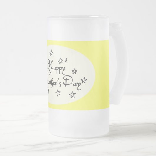 Muttertagsstars - mattglas bierglas (VorderseiteRechts)