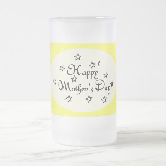 Muttertagsstars - mattglas bierglas (Mittel)