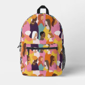 Muttertagsstorch #3 bedruckter rucksack (Vorderseite)