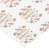 Muttertagstablette Tischdecke (Schrägansicht)