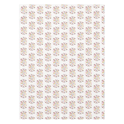 Muttertagstablette Tischdecke (Vorderseite)
